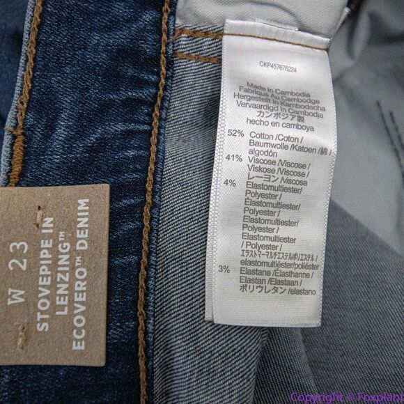 NEW Madewell Stovepipe Jeans in Dearham Wash, 23 - Picture 15 of 16